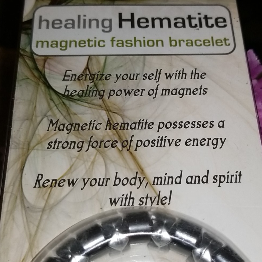 HEMATITE MAGNETIC FASHION BRACELETS - Picture 2 of 5